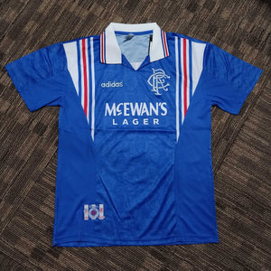 1996/97 Glasgow Rangers Home Shirt - ClassicFootballJersey