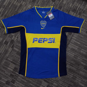 2002/03 Boca Juniors Home Shirt - ClassicFootballJersey
