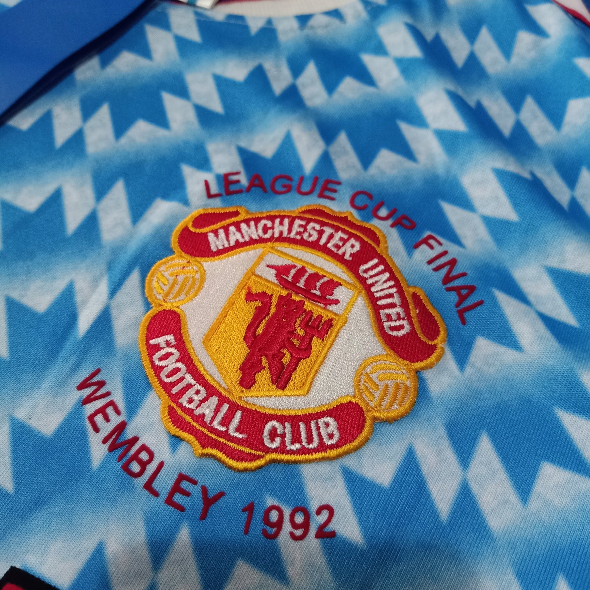 1992 League Cup Final Manchester United Shirt - ClassicFootballJersey