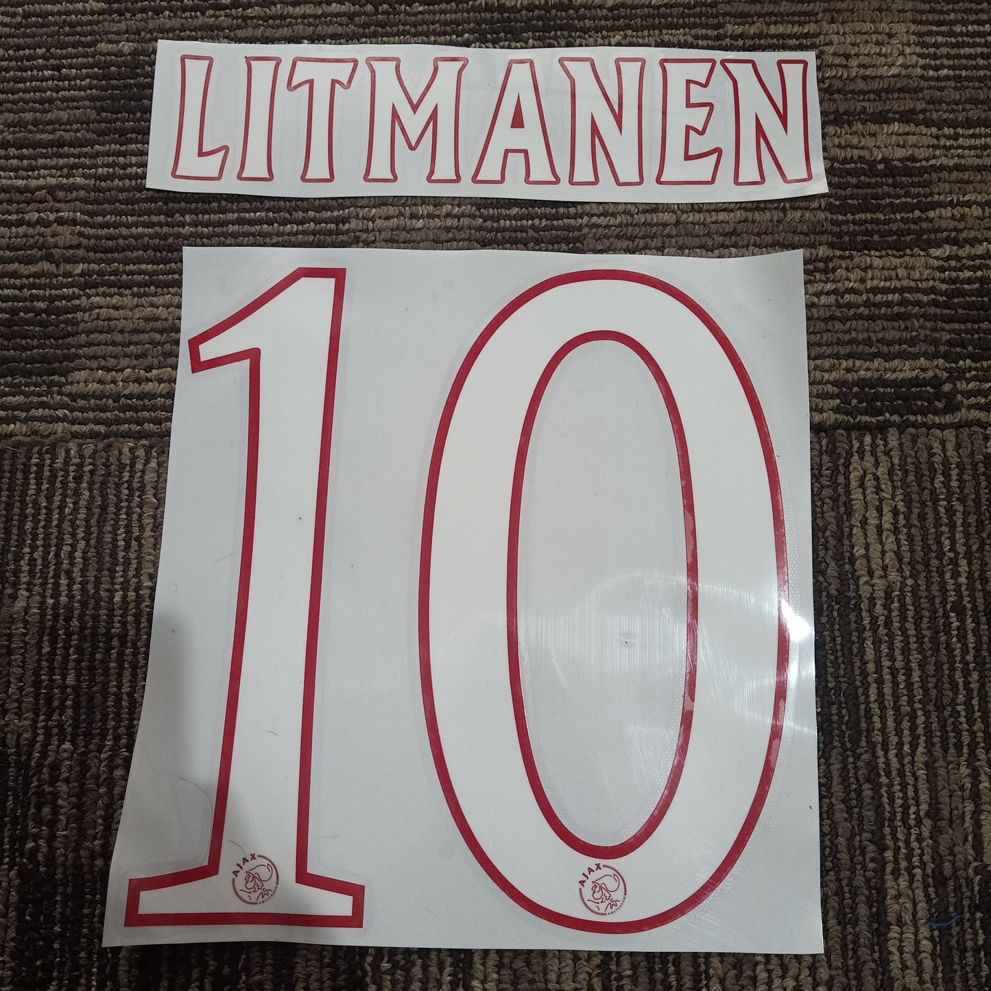 Litmanen #10 2004 Ajax Nameset - ClassicFootballJersey