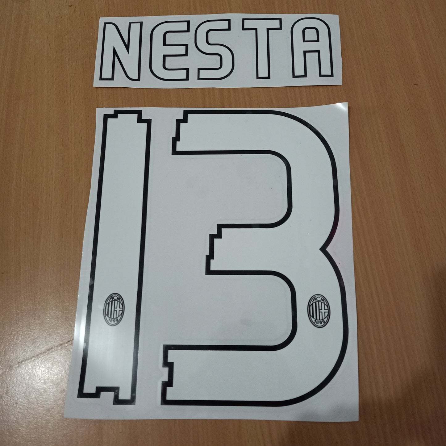 2006/07 Nesta #13 AC Milan Nameset