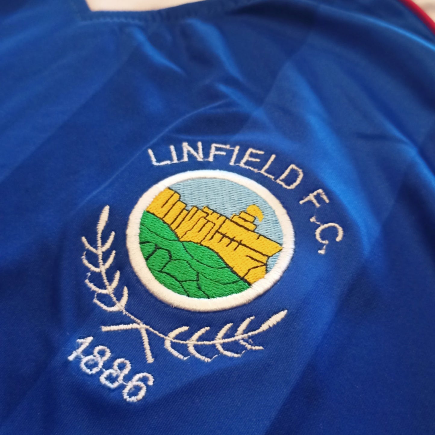 1986/87 Linfield Home Shirt - ClassicFootballJersey