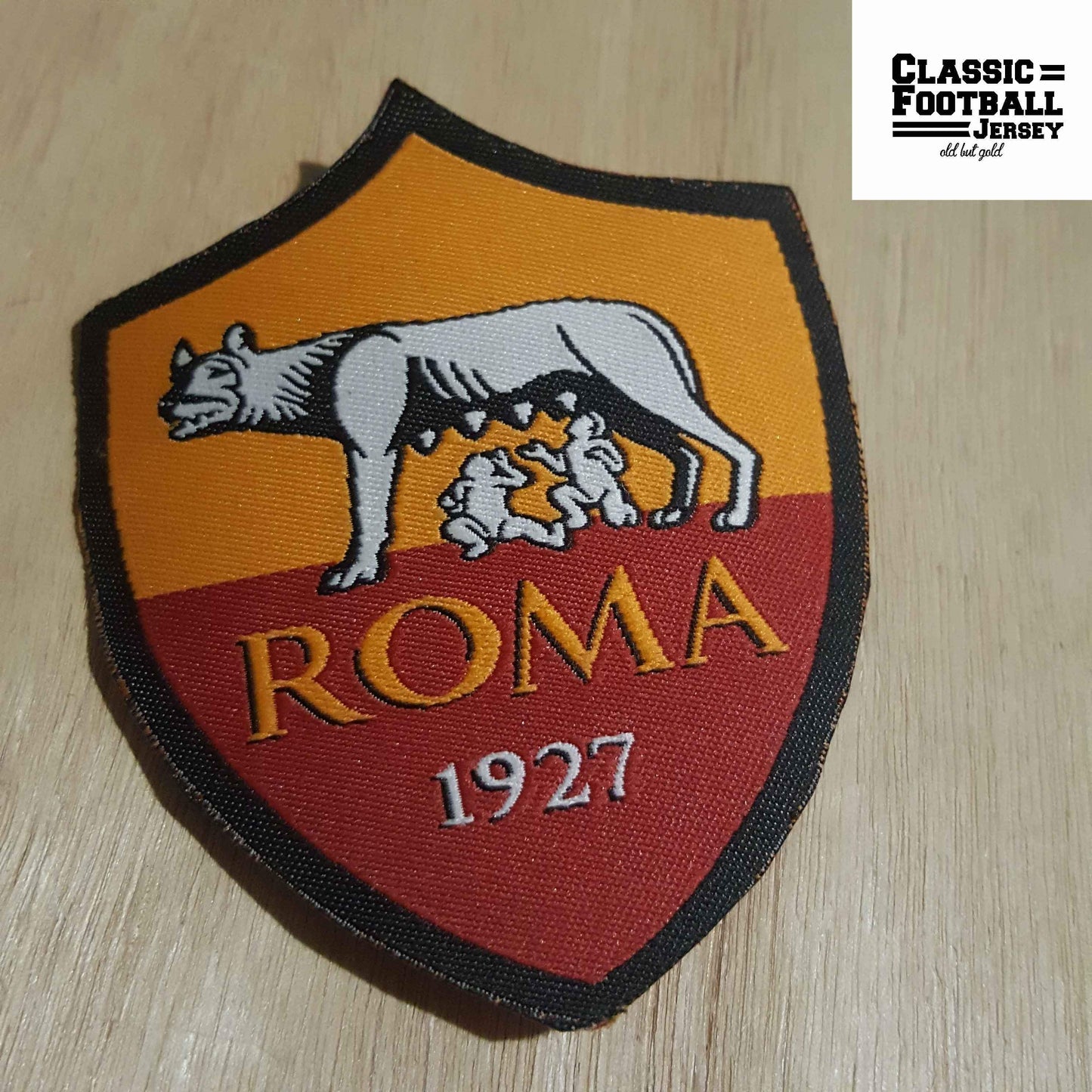AS Roma Woven Logo Patch - ClassicFootballJersey