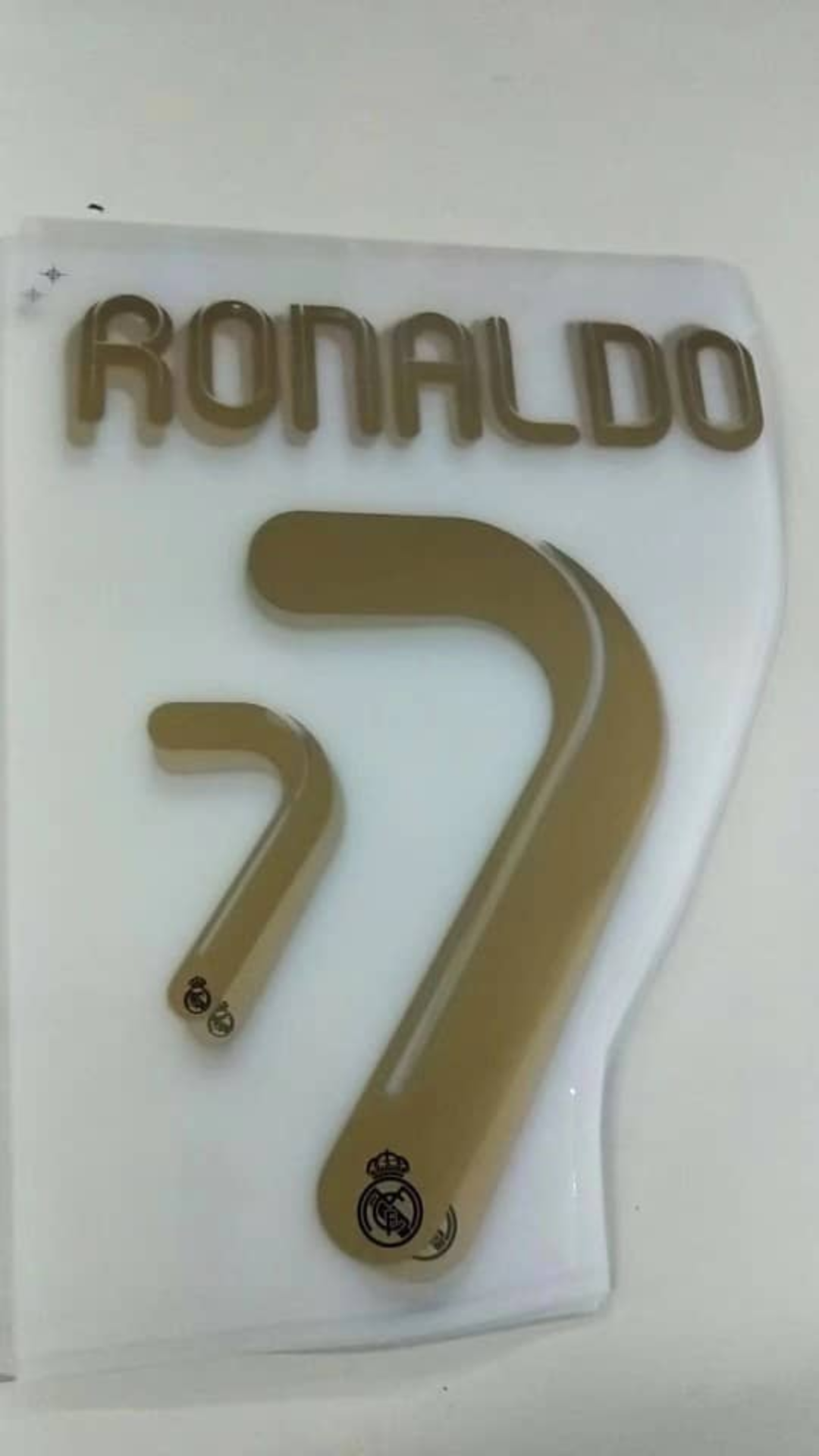 2012 Real Madrid Home Ronaldo #7 Nameset - ClassicFootballJersey