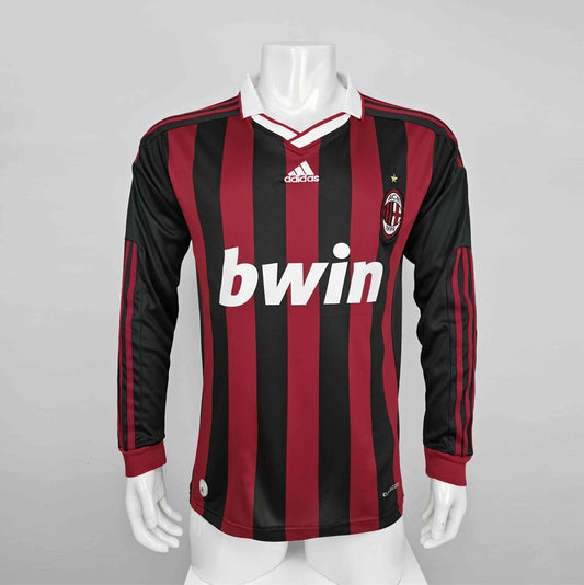 2009/10 AC Milan Home Long Sleeve Shirt
