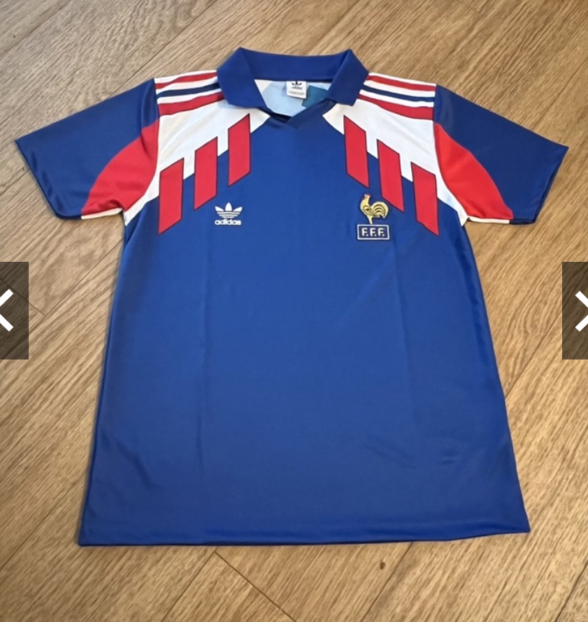 1990 France Home Shirt