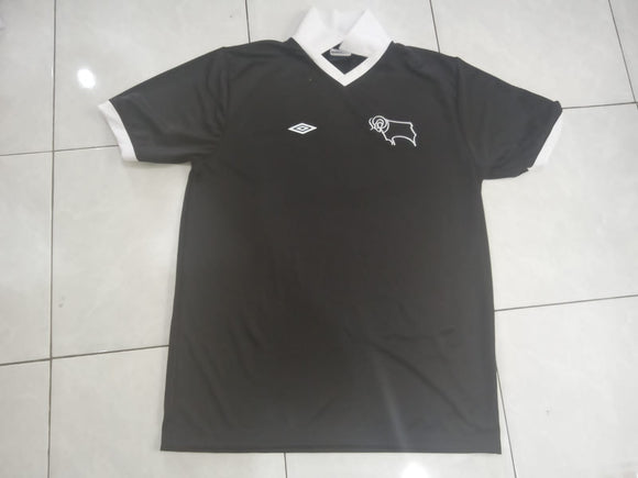 1980's Derby County Black Shirt