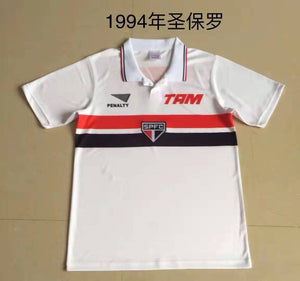 1993/94 Sao Paulo Home Shirt - ClassicFootballJersey