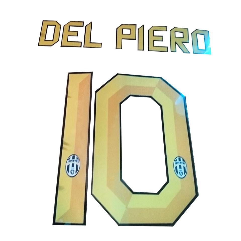 2010-12 Del Piero #10 Juventus Nameset - ClassicFootballJersey